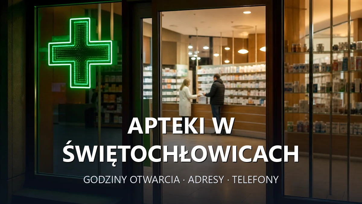 Apteki w Świętochłowicach - godziny otwarcia i dyżury