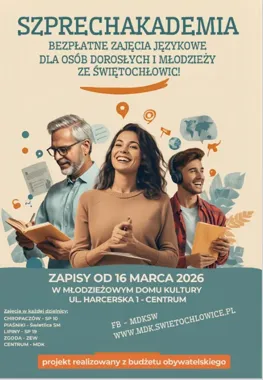 Obraz do artykułu: Darmowe lekcje języków ruszają w mieście - chętni już zapisują się na Szprechakademię