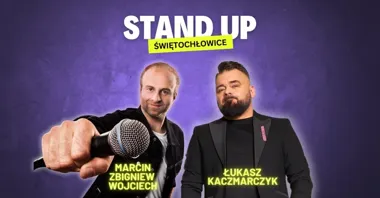 Grafika promocyjna wydarzenia Stand-up: Łukasz Kaczmarczyk i Marcin Zbigniew Wojciech — Świętochłowice, 17 marca 2026