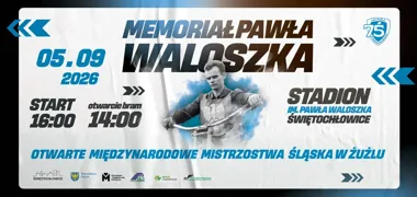 Grafika promocyjna wydarzenia Memoriał Pawła Waloszka