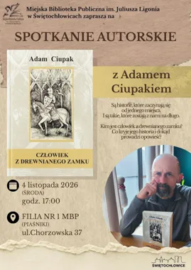 Spotkanie autorskie z Adamem Ciupakiem