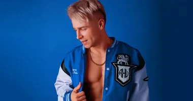 Grafika promocyjna wydarzenia SKOLIM w Świętochłowicach – koncert Króla Latino w Centrum Kultury Śląskiej