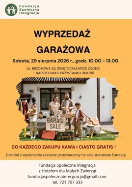 Grafika promocyjna wydarzenia Wyprzedaż Garażowa w Świętochłowicach