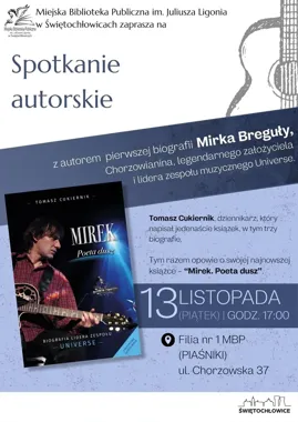 W Świętochłowicach wrócą piosenki Universe. Opowieść o Mirku Bregule