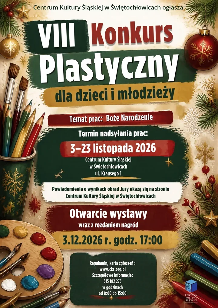 Świętochłowice szukają świątecznych obrazów. Rusza VIII Konkurs Plastyczny