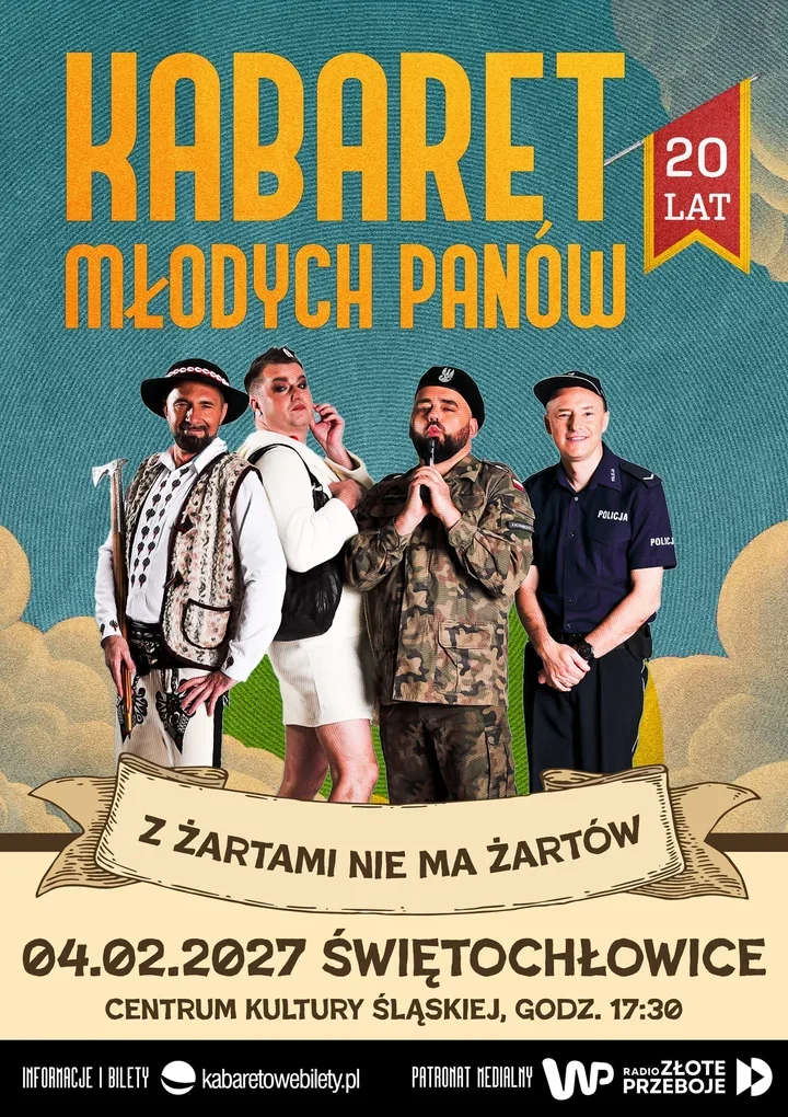 Kabaret Młodych Panów świętuje 20 lat w Świętochłowicach - będzie się działo.