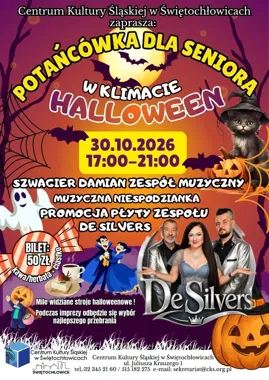 Seniorzy zatańczą w halloweenowym klimacie - potańcówka w Świętochłowicach