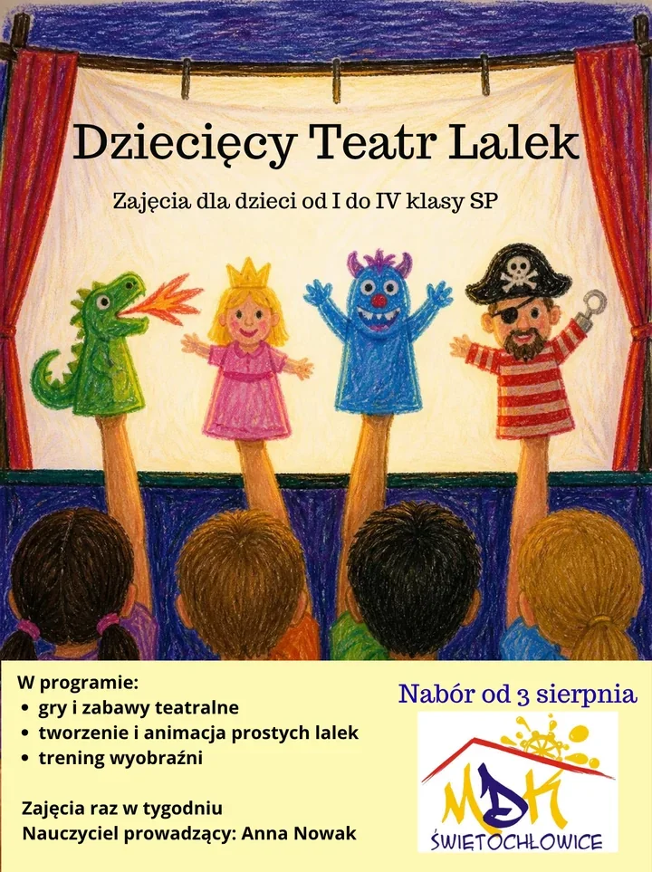 Lalki, wyobraźnia i scena - MDK otwiera nowe koło dla dzieci