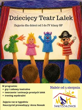 Lalki, wyobraźnia i scena - MDK otwiera nowe koło dla dzieci