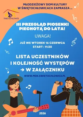 III Przegląd Piosenki rusza do przesłuchań. Lista startowa już czeka