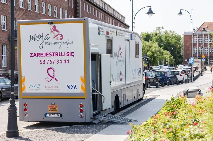 Mammobus przy granicy Świętochłowic. Badanie potrwa tylko pięć minut