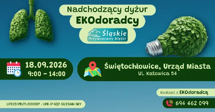Grafika promocyjna wydarzenia Nadchodzący dyżur Ekodoradcy
