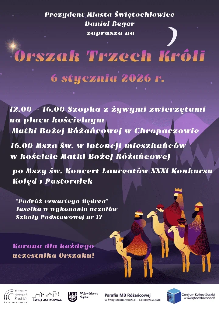 Orszak Trzech Króli wraca do Chropaczowa - msza, jasełka i koncert kolęd