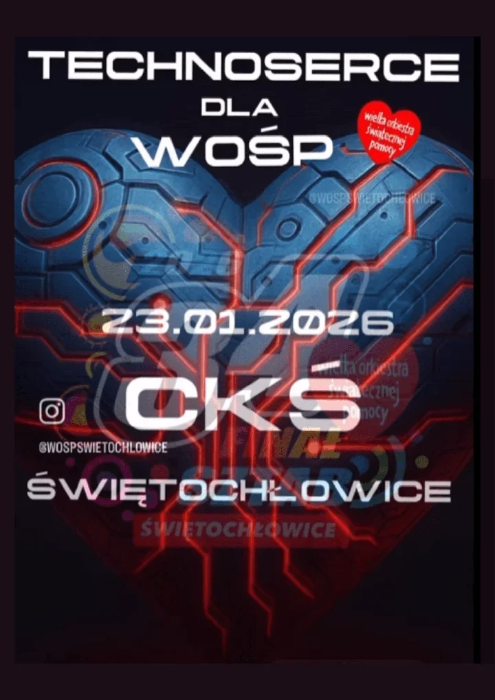 Technoserce - pierwsze wielkie techno w Świętochłowicach, a dochód na WOŚP