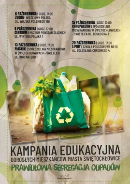 25 spotkań przy altanach śmietnikowych. Rusza kampania segregacji odpadów
