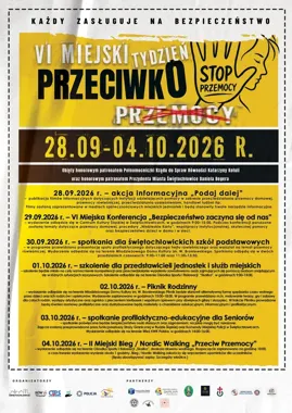 Siedem dni przeciwko przemocy w Świętochłowicach. Będzie piknik i bieg