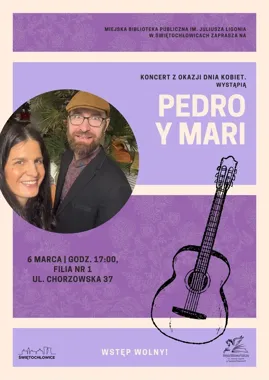 Koncert Pedro y Mari w Filii nr 1 – muzyczna propozycja na Dzień Kobiet