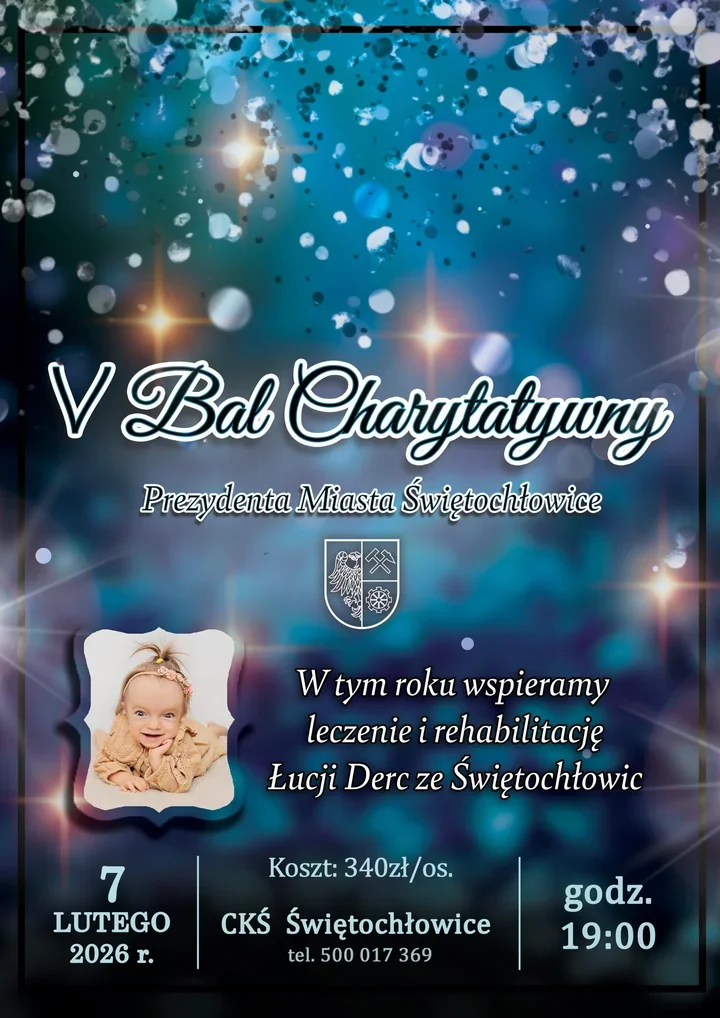 Bal charytatywny pomoże dziewczynce z Świętochłowic - licytacje i wsparcie dla Łucji