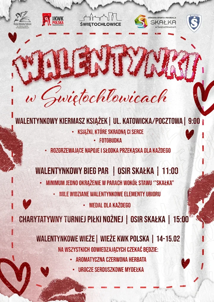 Walentynki w ruchu i z widokiem - propozycje na romantyczny dzień w Świętochłowicach