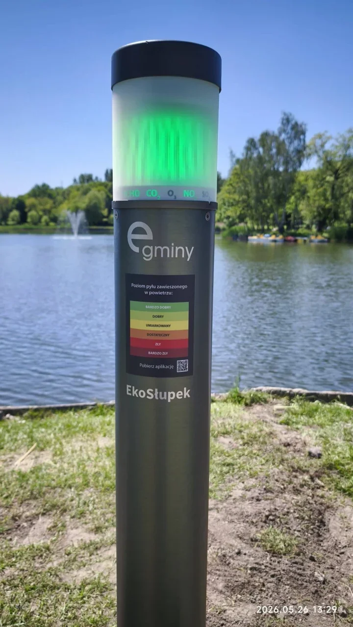 Ekosłupek na Skałce - teraz Świętochłowice widzą powietrze na żywo