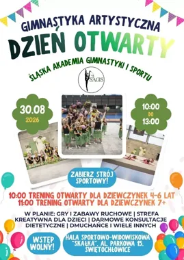Gimnastyka artystyczna od kuchni - Świętochłowice zapraszają na dzień otwarty