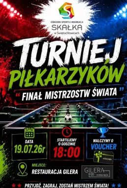 Piłkarzyki w Świętochłowicach - sportowe emocje przy restauracyjnym stole