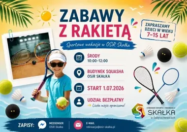 Zabawy z rakietą - wakacyjny ruch, który może złapać od pierwszego odbicia