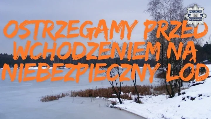 Zamarznięte akweny - lód potrafi zawieść. Ratunek bywa trudny