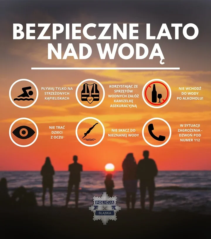 Jedno utonięcie już w wakacje. Policja w Świętochłowicach ostrzega
