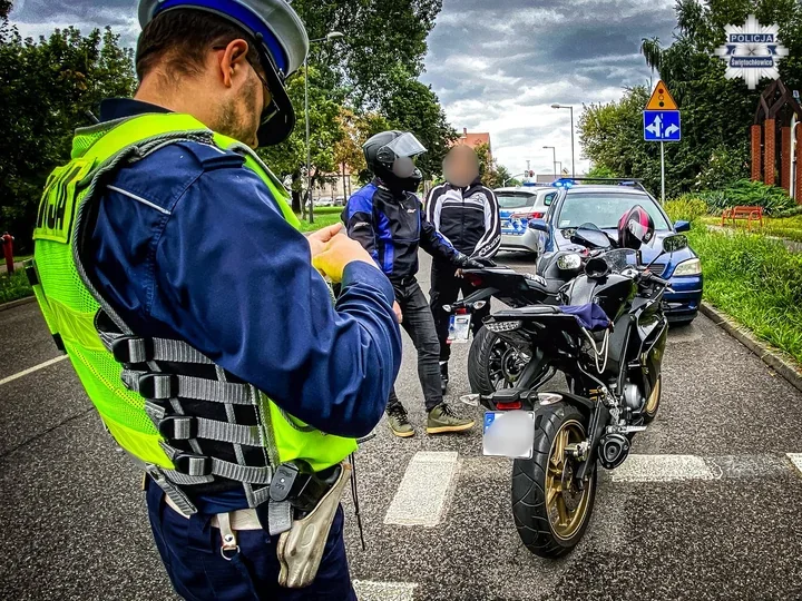 Motocykl daje wolność, ale nie chroni - policja ostrzega przed weekendem w Świętochłowicach